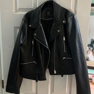 Zara leather jacket